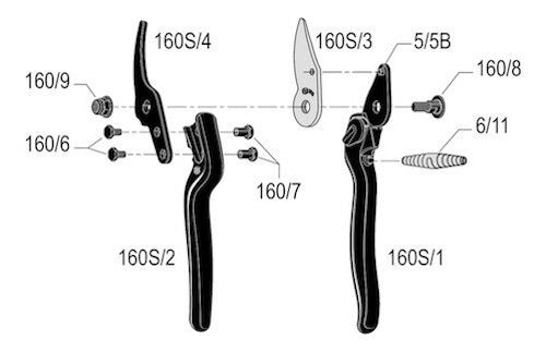 FELCO 160S One-hand pruning shear | Model for small hands