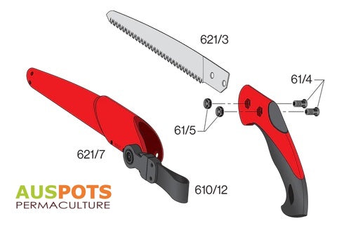 FELCO 621 - Pull-stroke pruning saw - Blade 24cm
